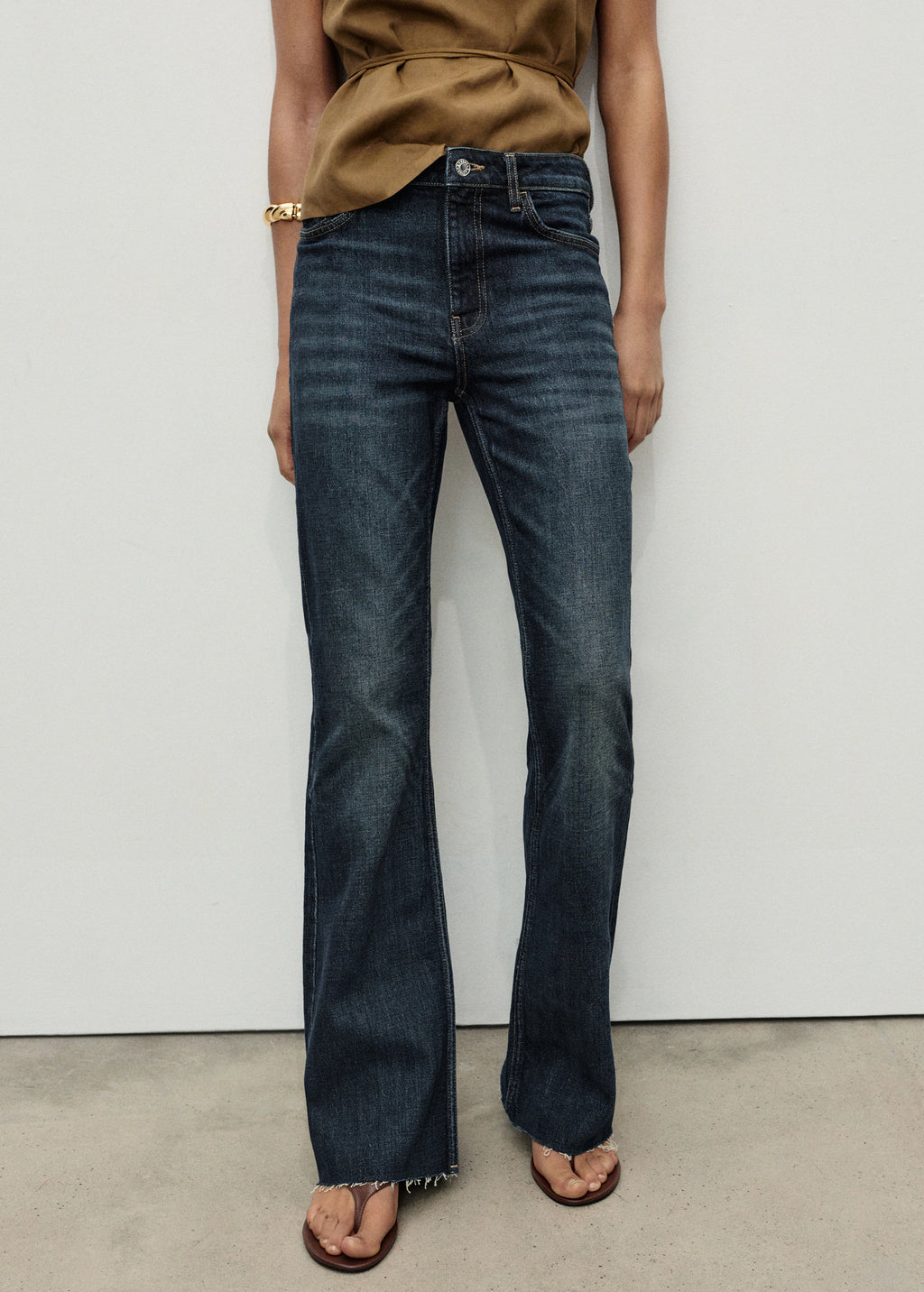 Fiona Flared Mid Rise Jeans