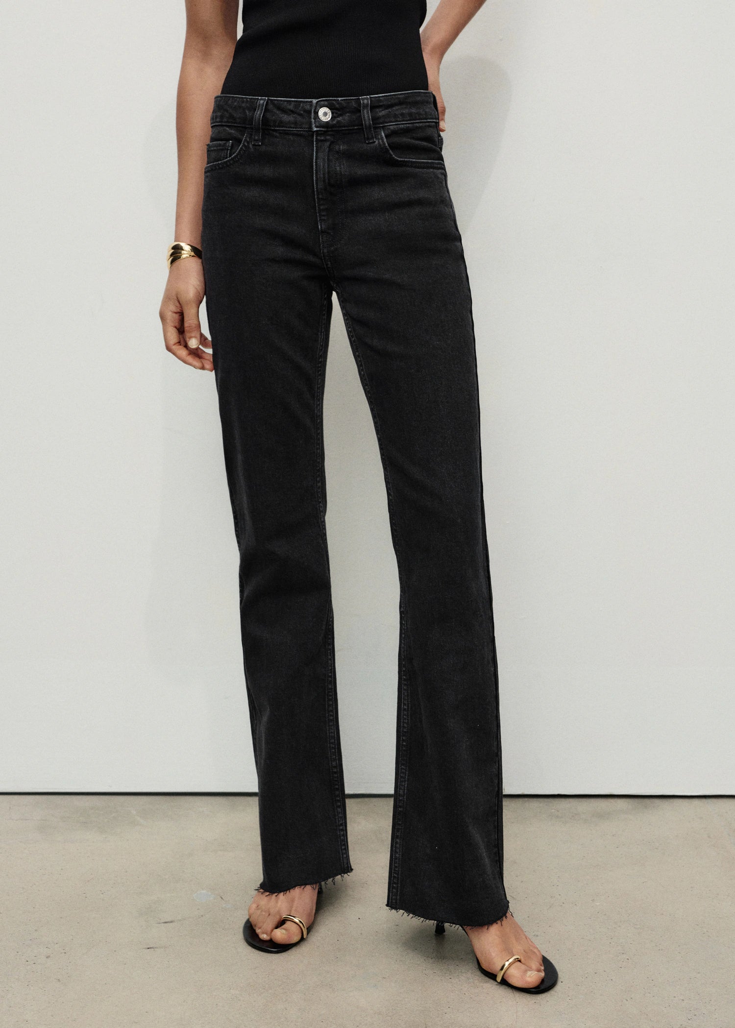 Fiona Flared Mid Rise Jeans