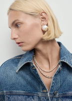 Fitted Denim Jacket With Pockets