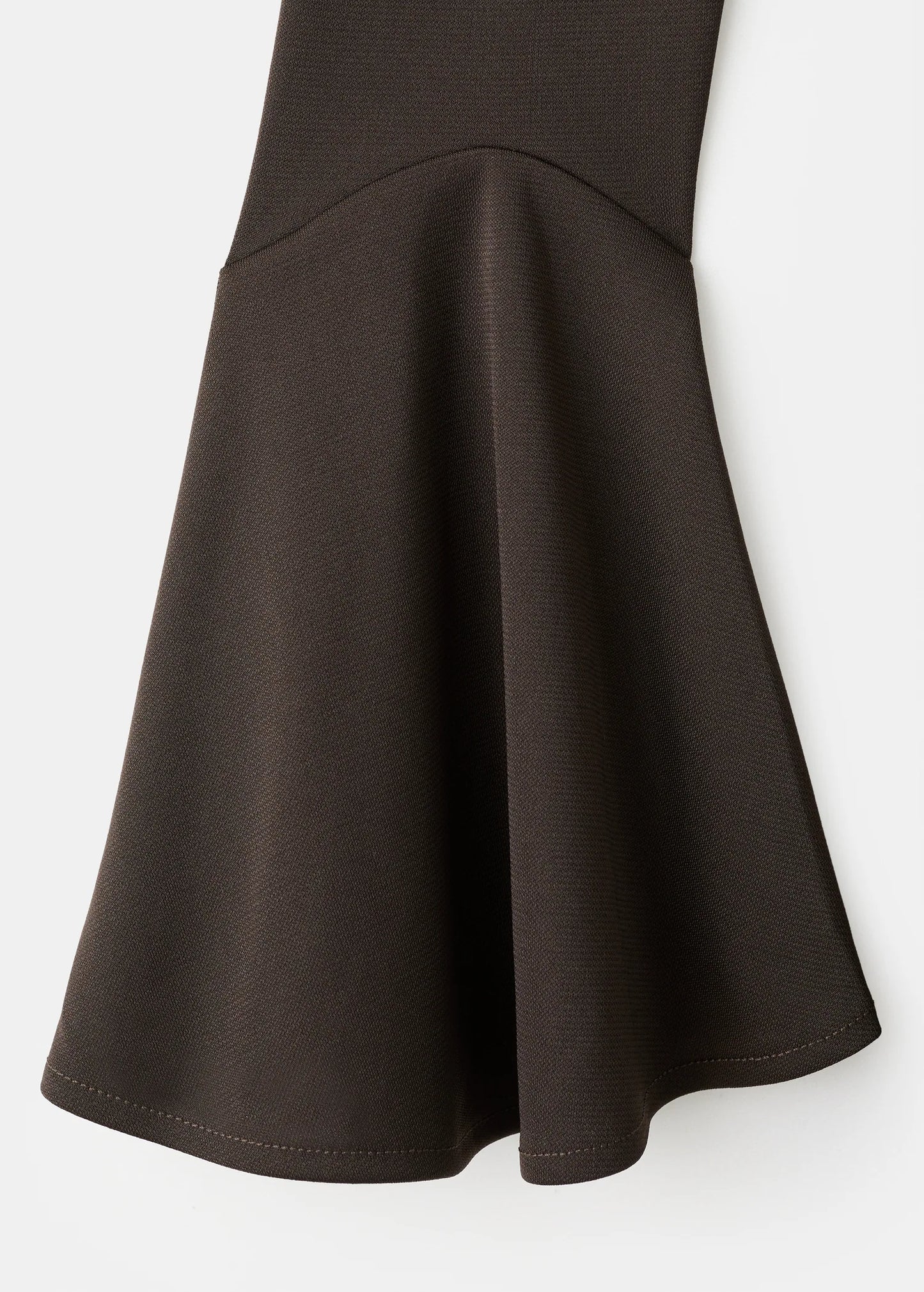 Fitted Dress With Bell Sleeves