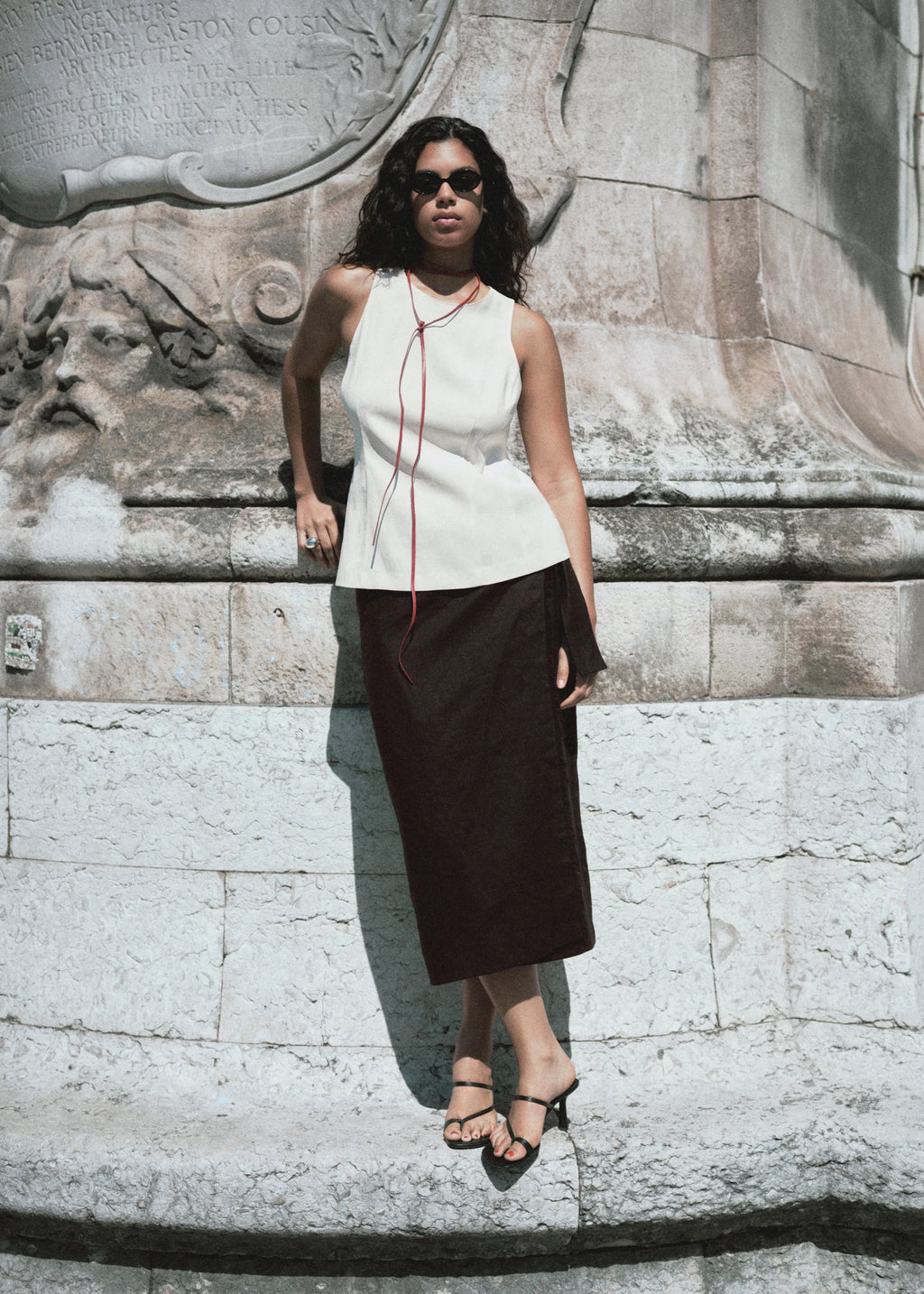 Fitted Halter Neck Blouse