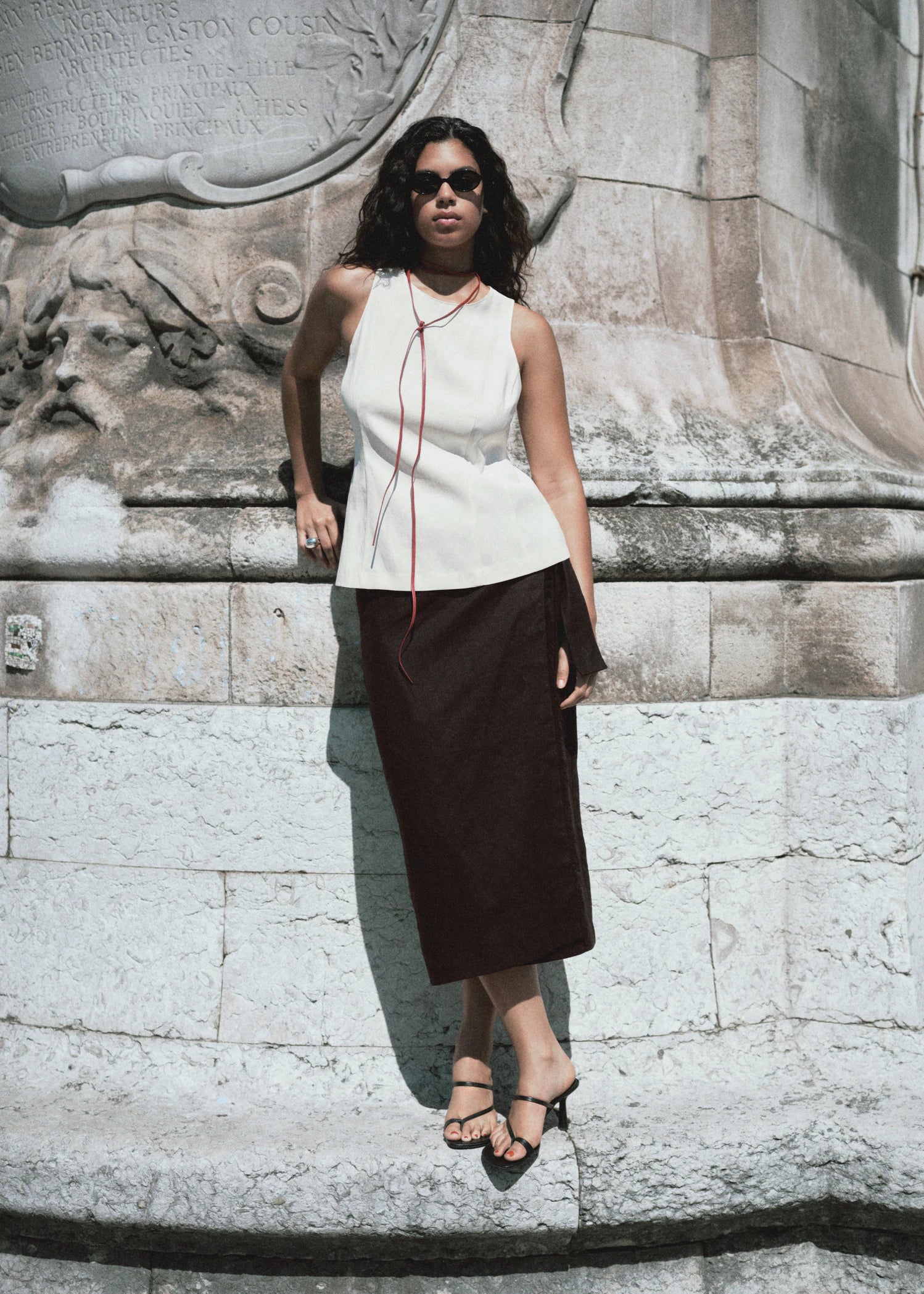 Fitted Halter Neck Blouse