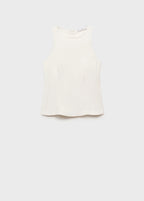 Fitted Halter Neck Blouse