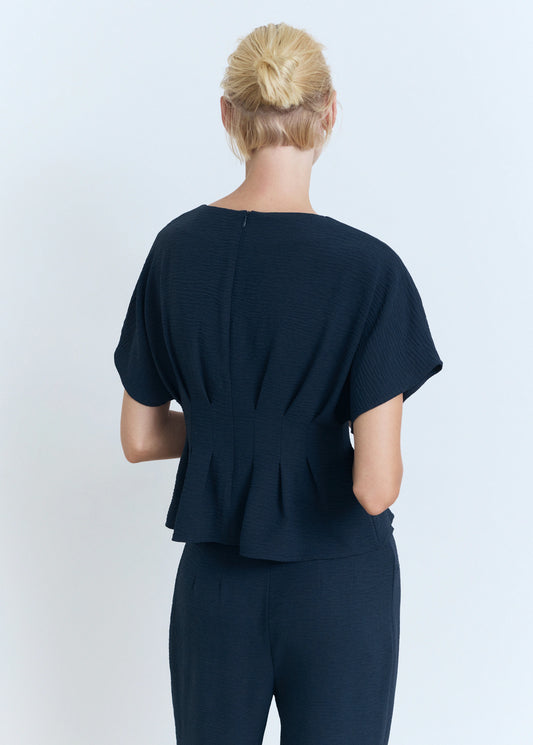 Fitted Peplum Blouse
