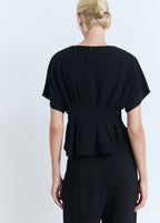 Fitted Peplum Blouse