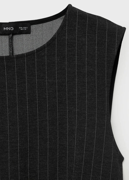 Fitted Pleated Dress