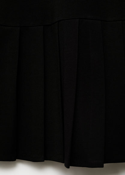 Fitted Pleated Dress