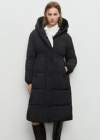 Fitted Quilted Anorak With Hood