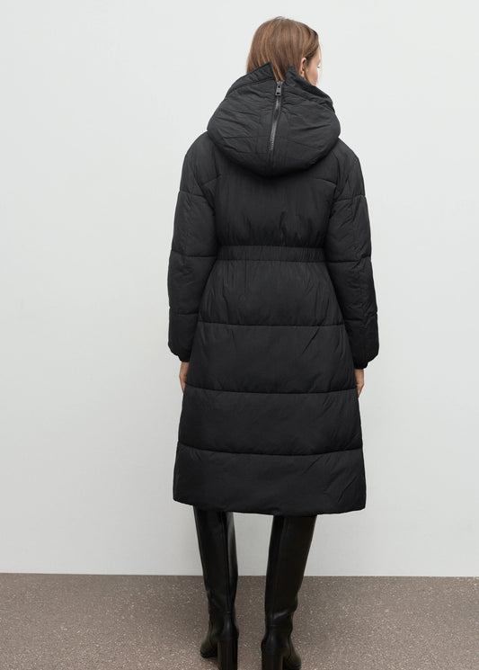 Fitted Quilted Anorak With Hood