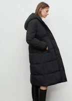 Fitted Quilted Anorak With Hood