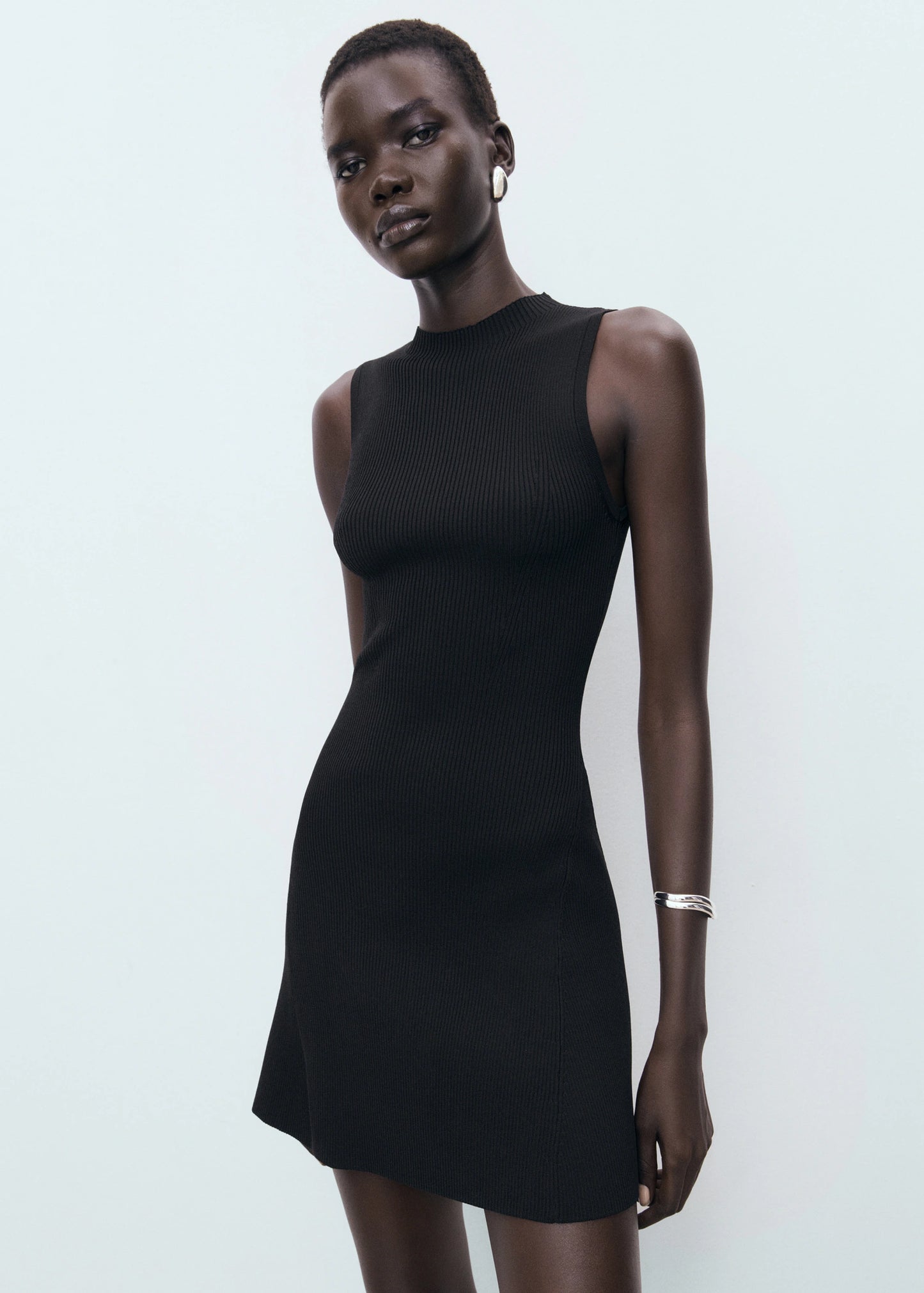 Fitted Sweater Dress