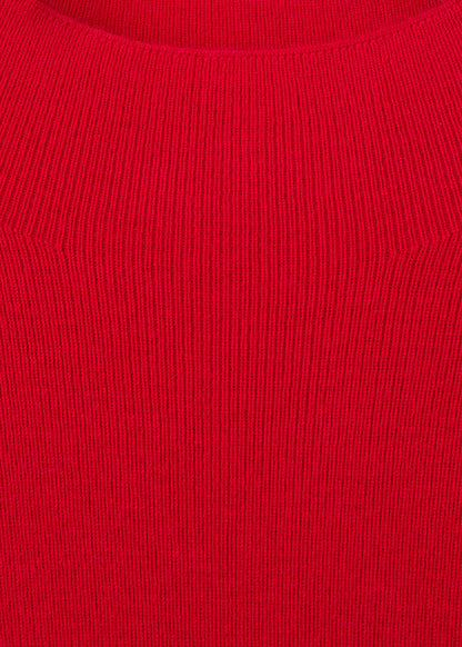 Fitted Sweater With Perkins Neck