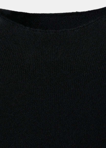Fitted Sweater With Perkins Neck