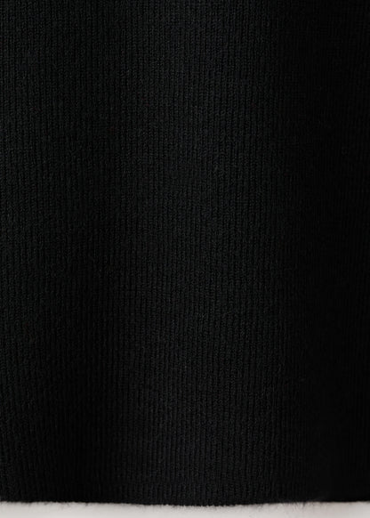 Fitted Sweater With Perkins Neck