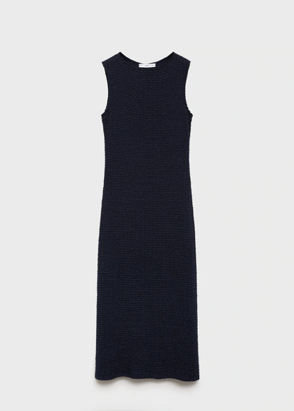 Fitted Textured Dress