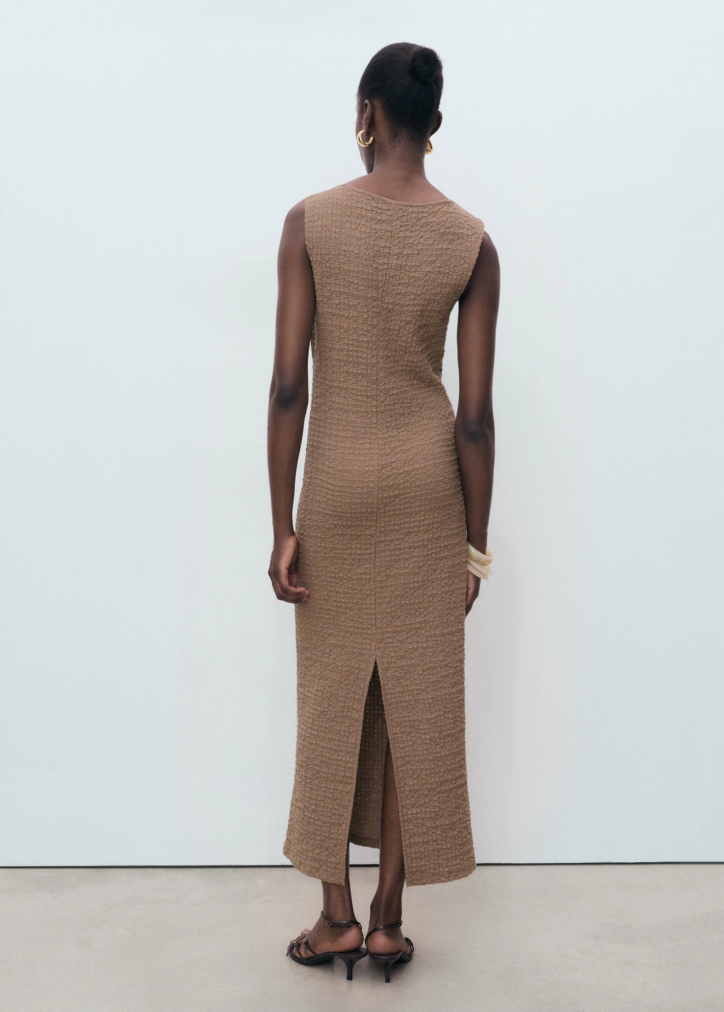 Fitted Textured Dress