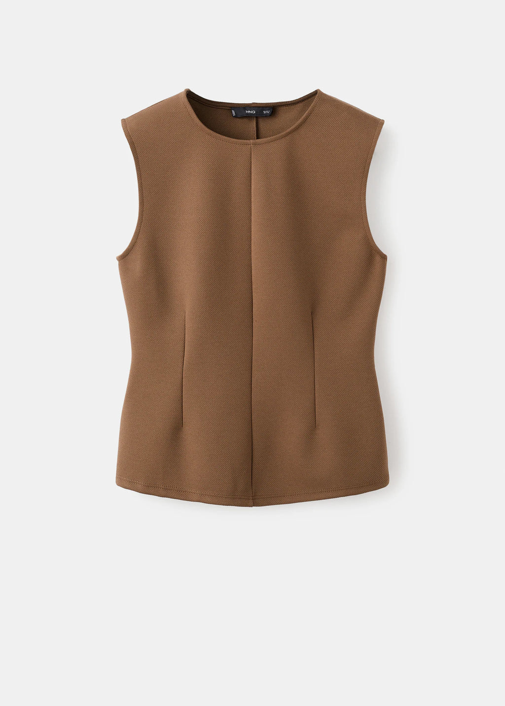 Fitted Top With Wide Straps