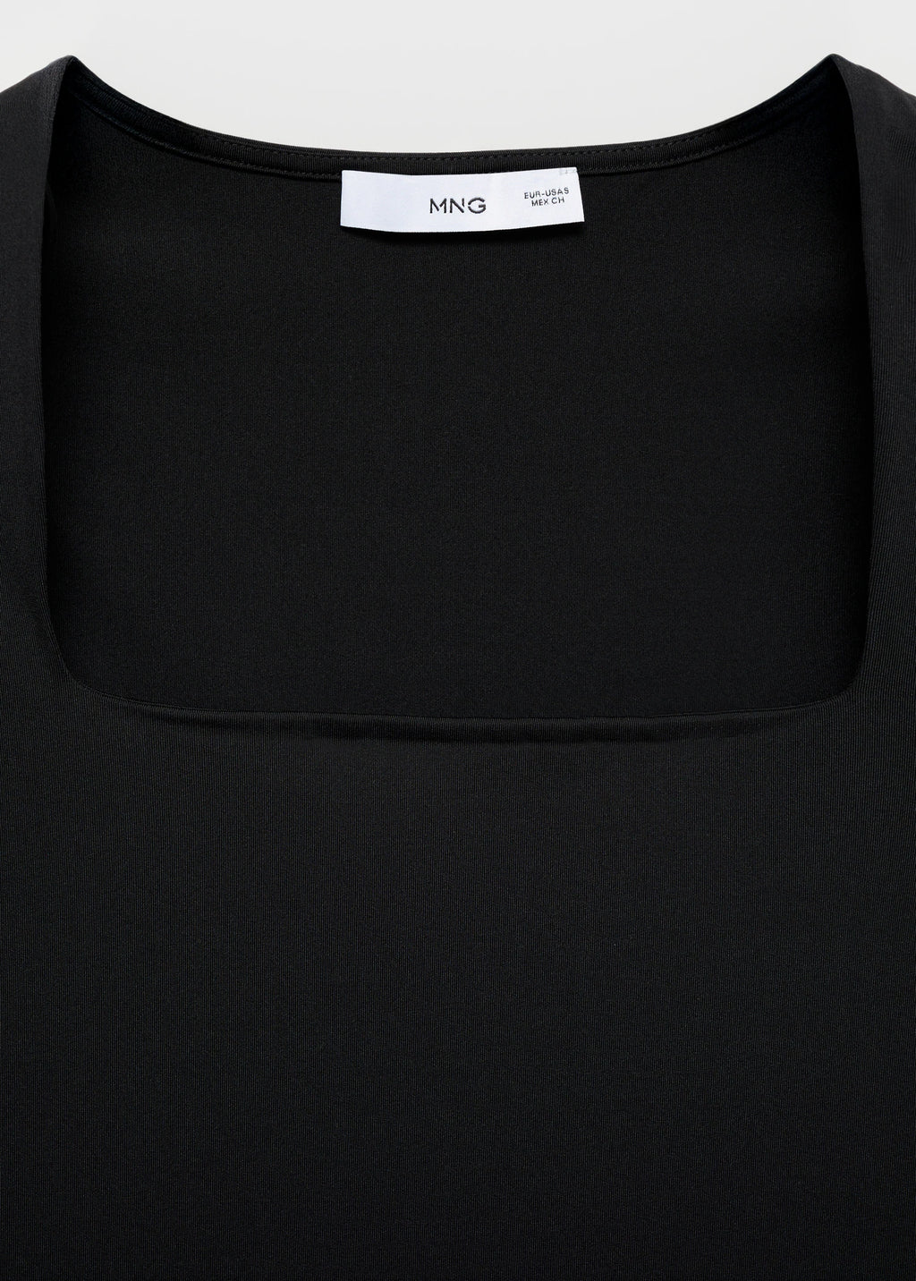 Fitted Top With Wide Straps