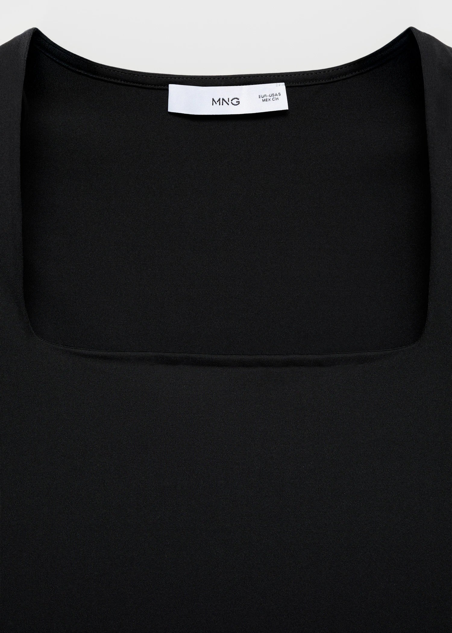 Fitted Top With Wide Straps