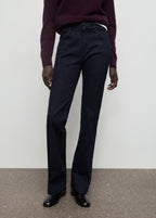 Flare Jeans Mid Rise Rinse Wash