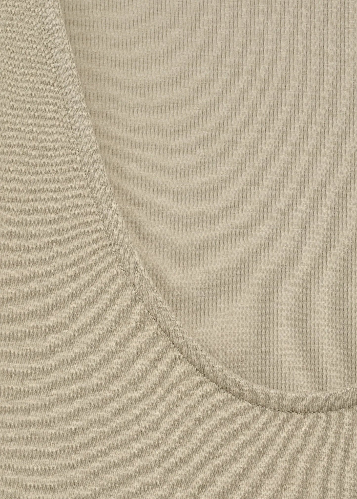 Flared Dress In Combined Fabric