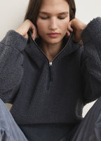 Fleece Sweatshirt With Zip