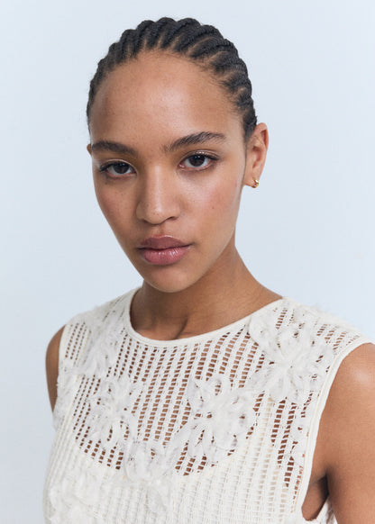 Floral Crochet Dress