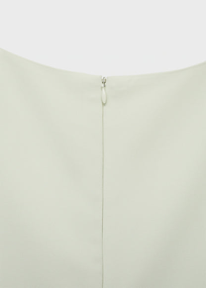 Floral Dress With Slit Detail