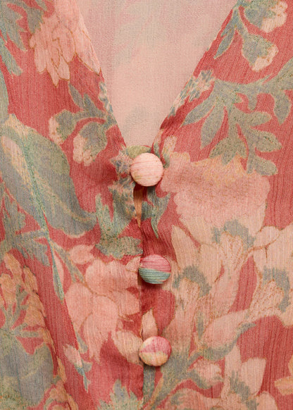 Floral Puff Sleeve Dress