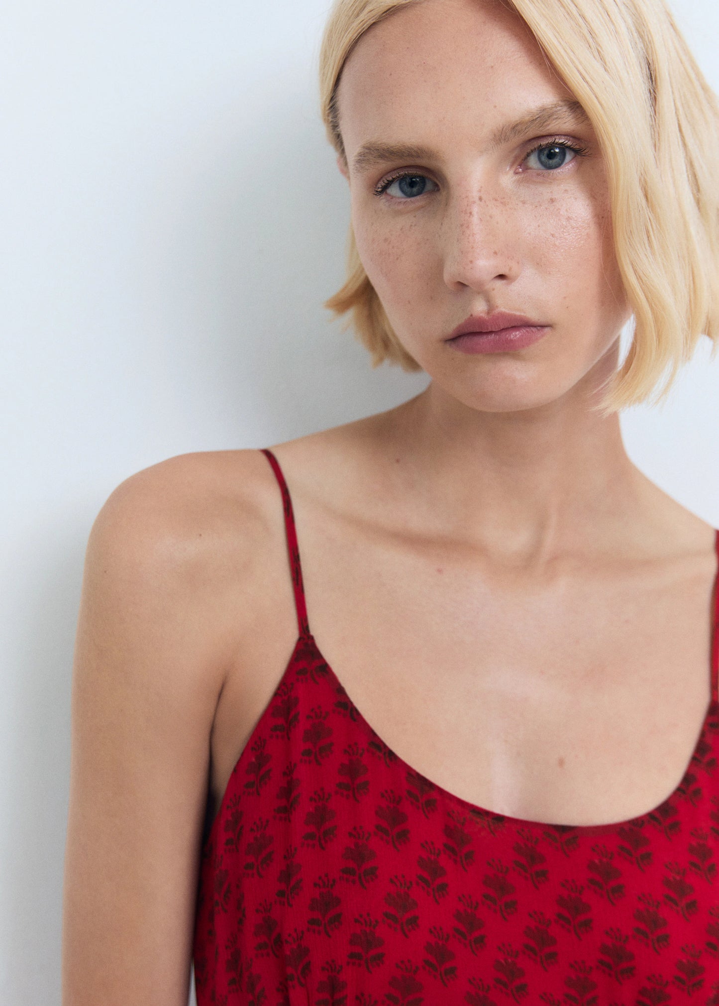 Floral Print Chiffon Dress