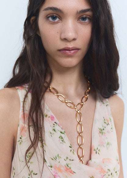 Floral Print Draped Dress