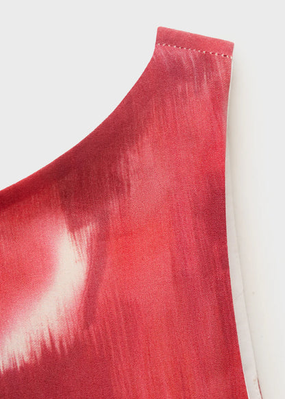 Floral Print Flared Dress