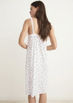 Floral Print Lace Nightdress