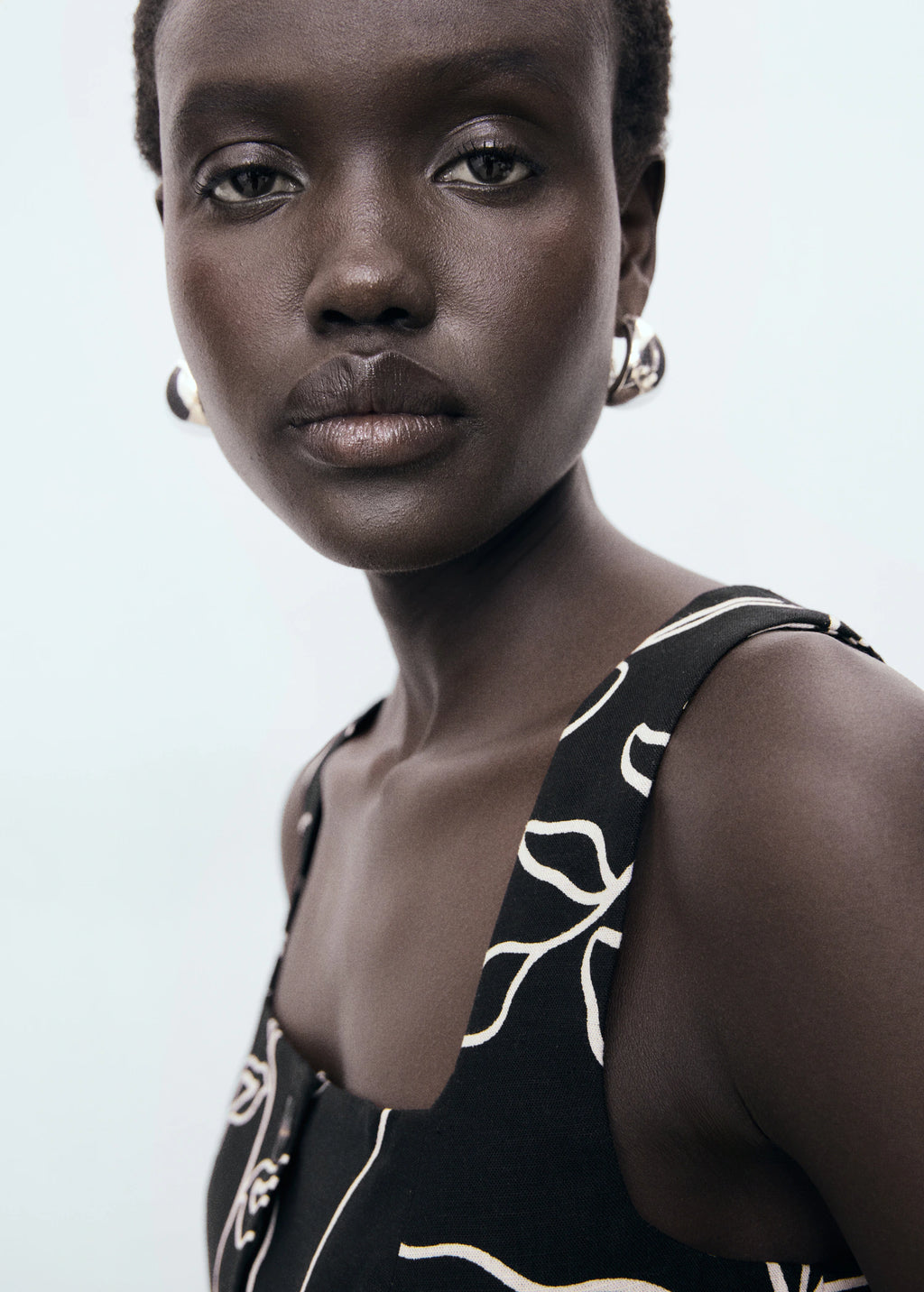 Floral Print Linen Suit Waistcoat