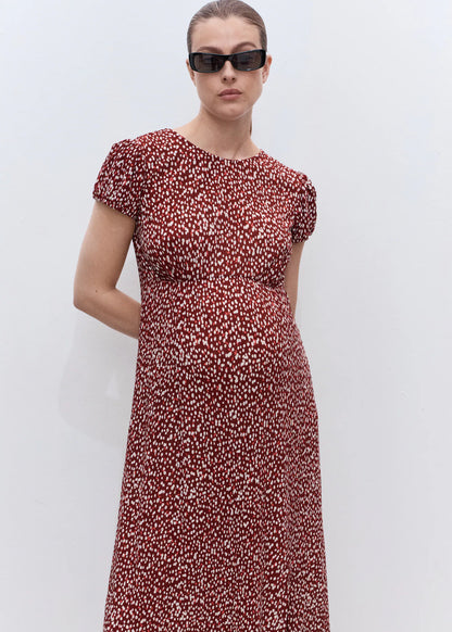 Floral Print Maternity Dress