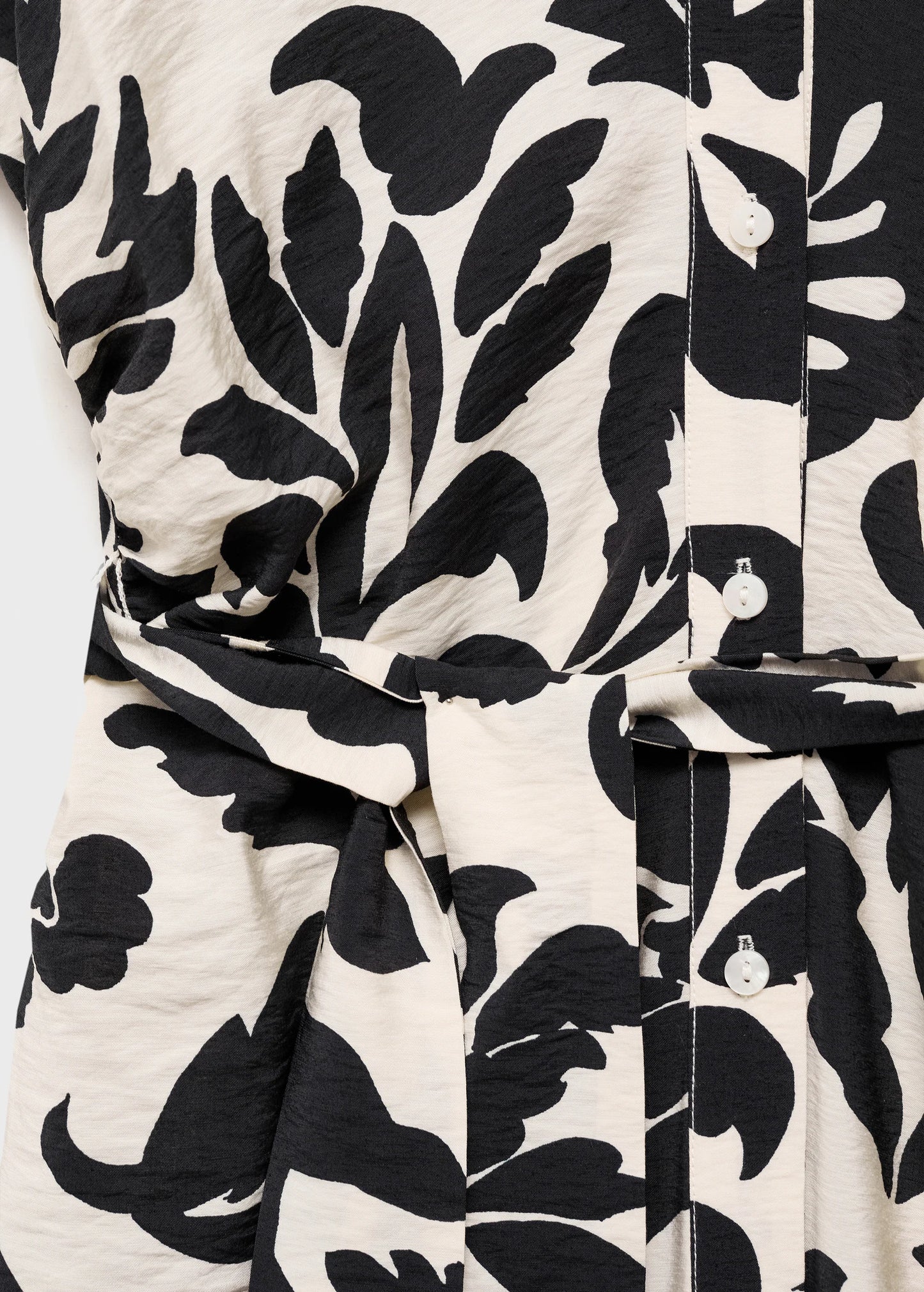 Floral Print Shirt Style Dress