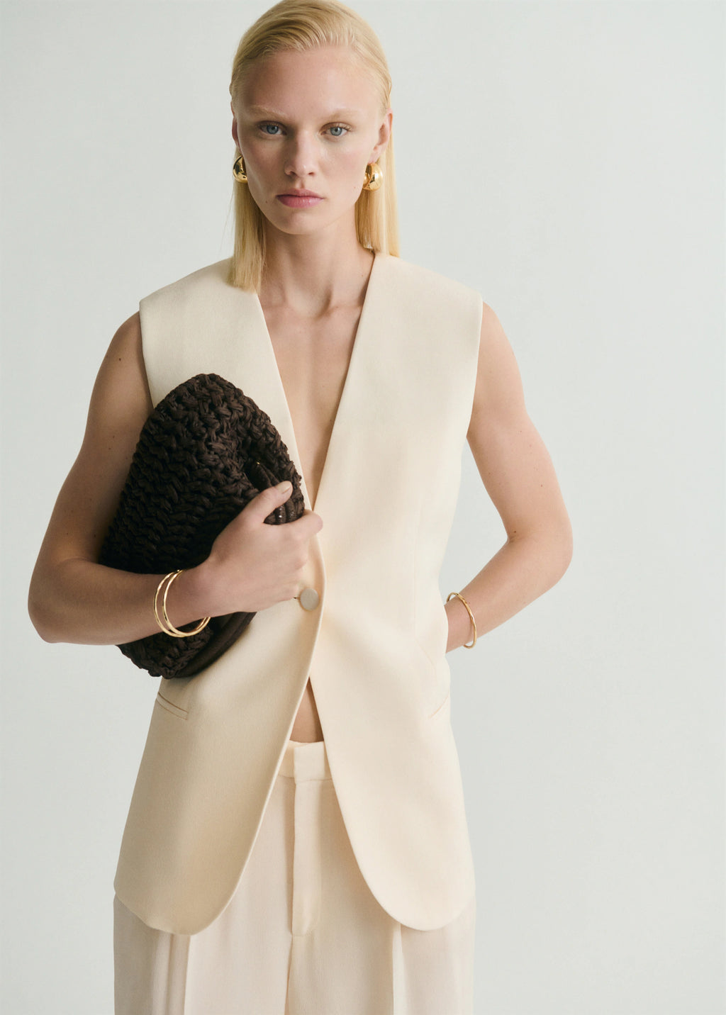 Flowy Suit Waistcoat