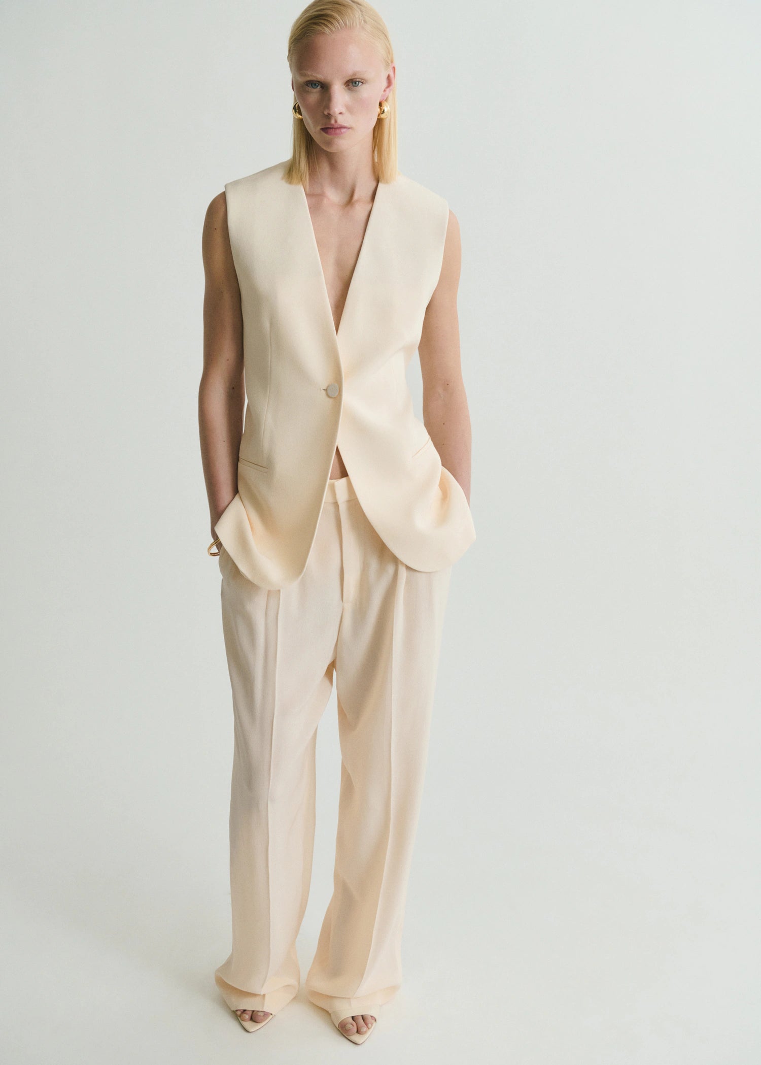 Flowy Suit Waistcoat