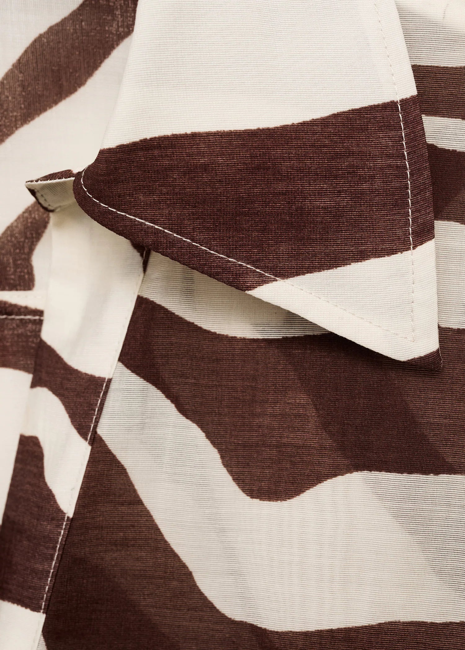 Flowy Zebra Printed Shirt