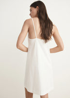 Fluid Cotton Nightdress With Lace Detailing