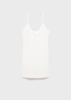 Fluid Cotton Nightdress With Lace Detailing