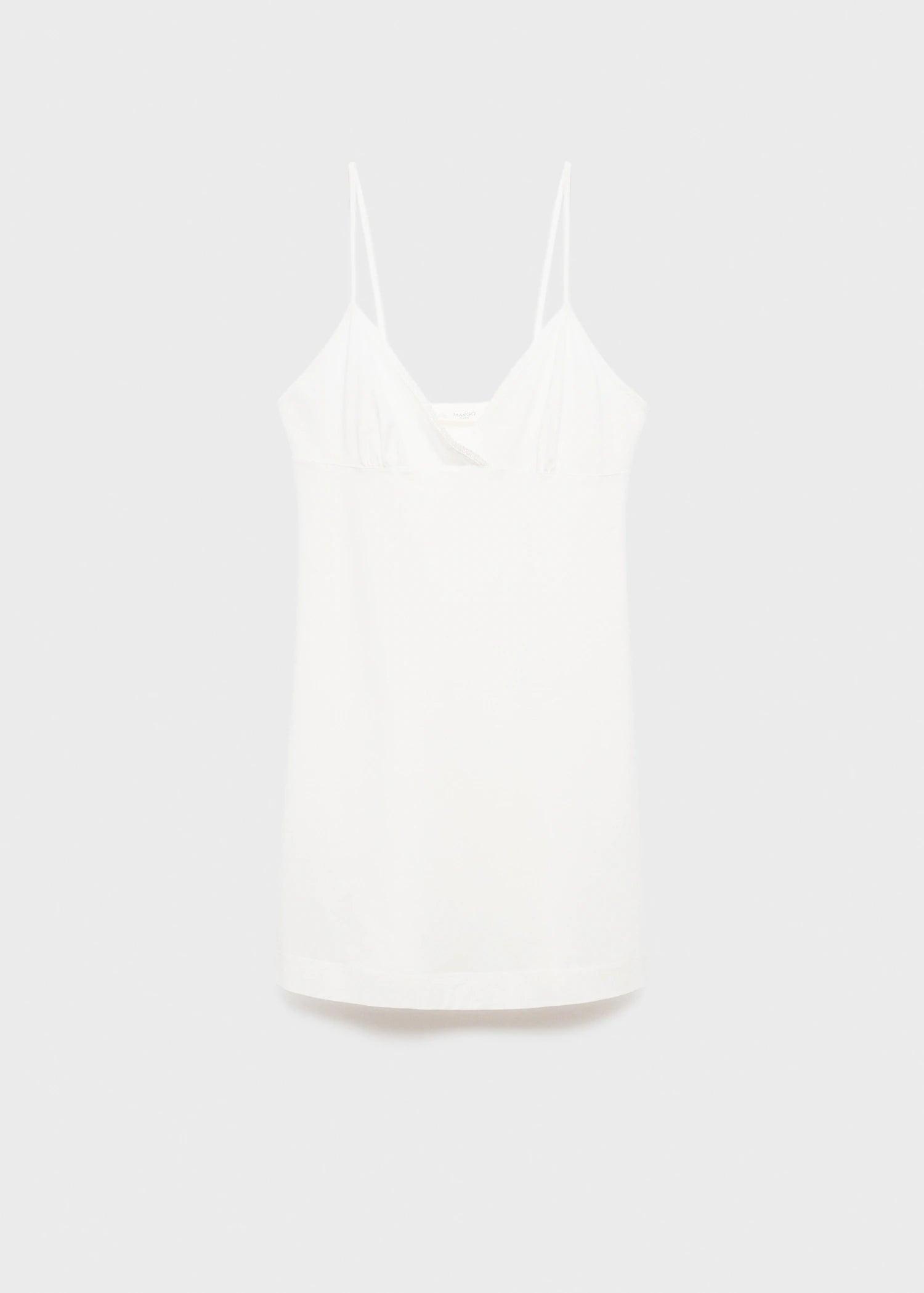 Fluid Cotton Nightdress With Lace Detailing