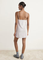 Fluid Cotton Nightdress With Lace Detailing