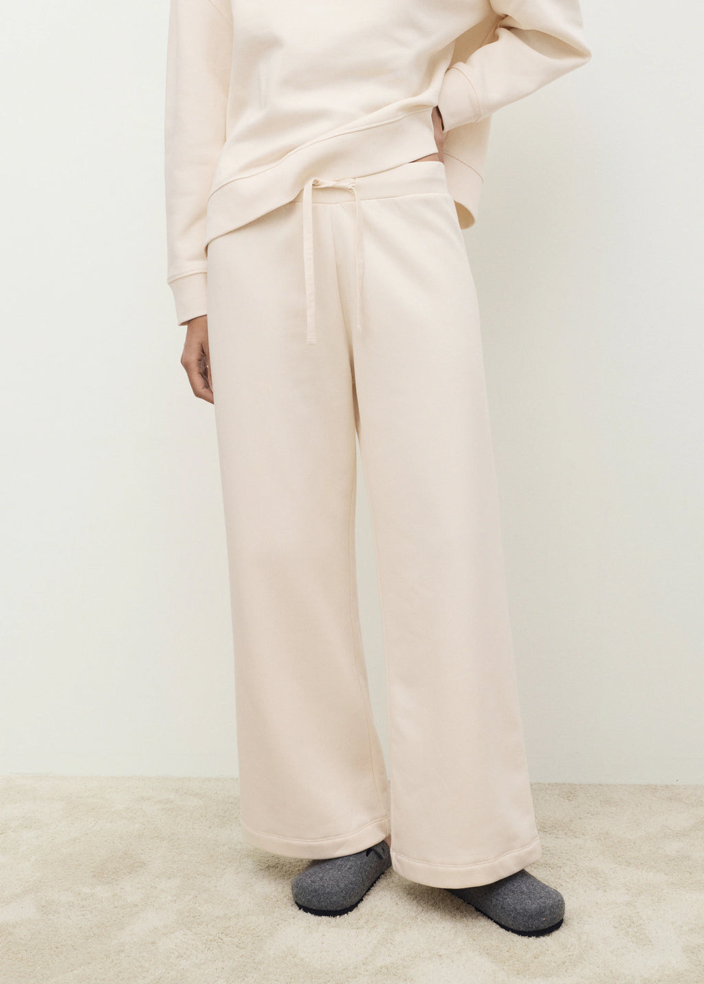 Fluid Long Cotton Trousers