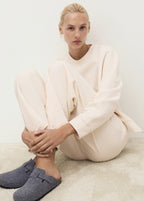 Fluid Long Cotton Trousers