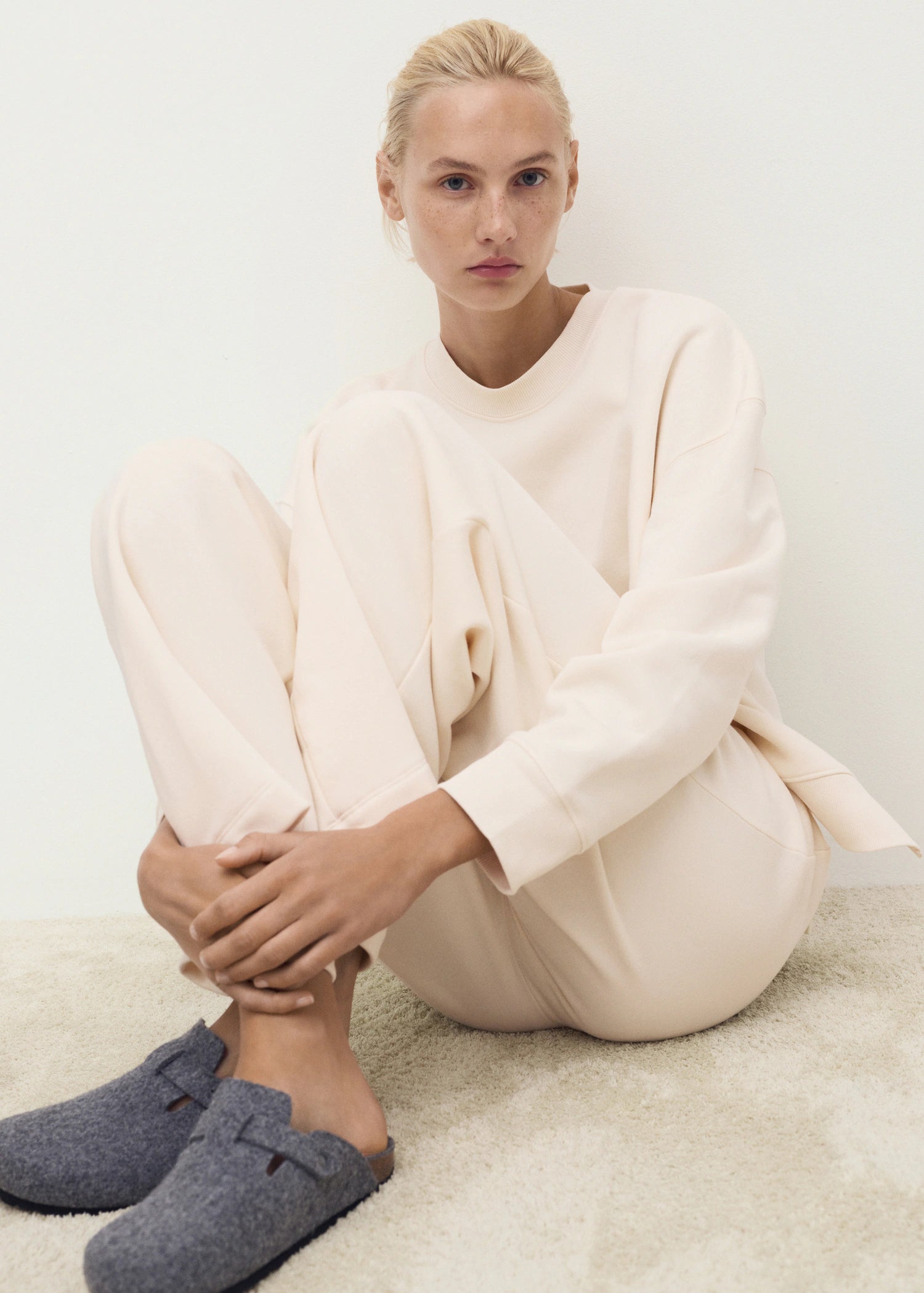 Fluid Long Cotton Trousers