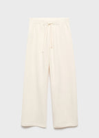 Fluid Long Cotton Trousers