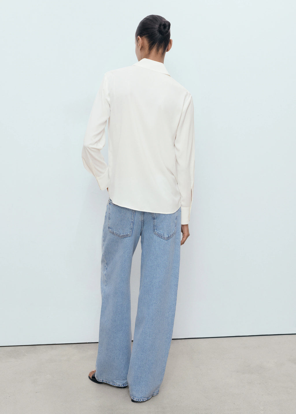 Fluid Long Sleeved Blouse