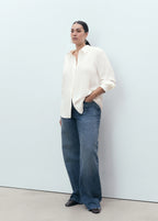 Fluid Long Sleeved Blouse