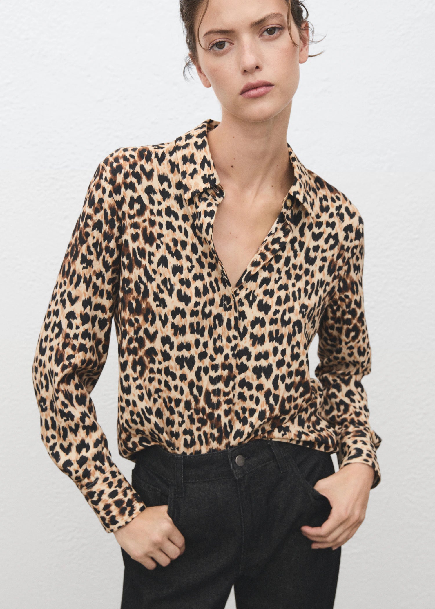 Fluid Long Sleeved Blouse